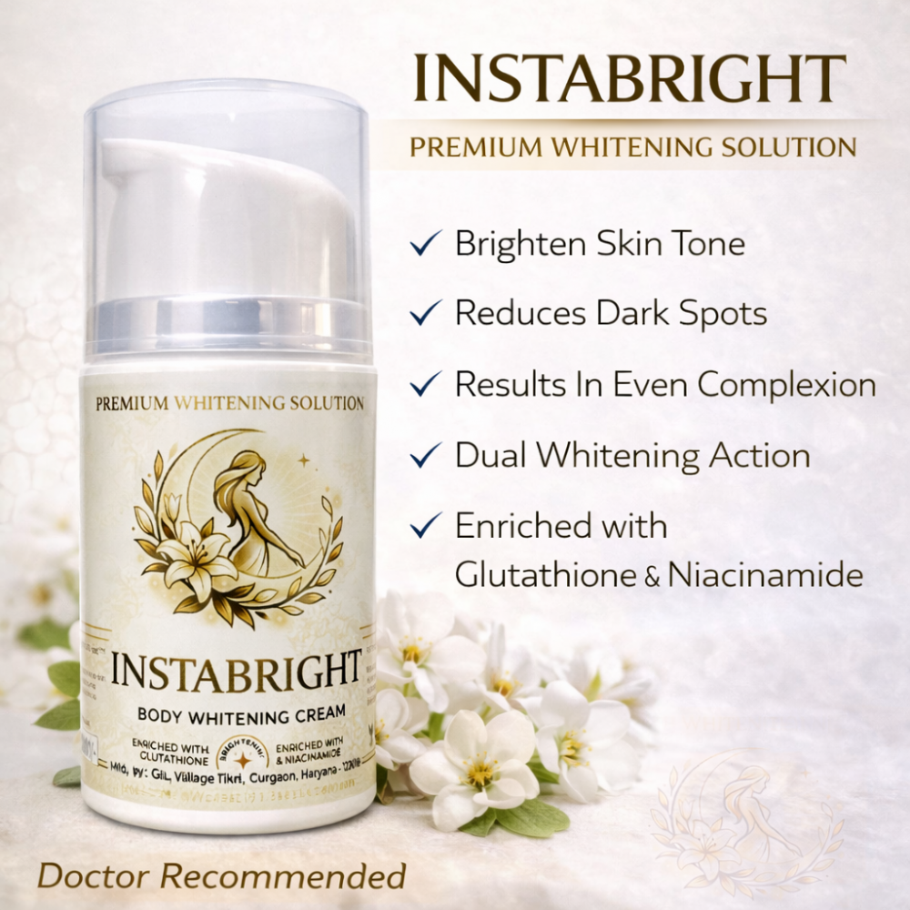 INSTABRIGHT BODY WHITENING CREAM - PREMIUM WHITENING SOLUTION