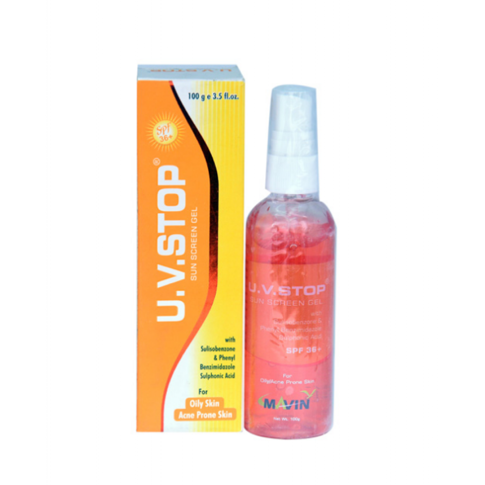 uv stop sunscreen gel 36 spf 