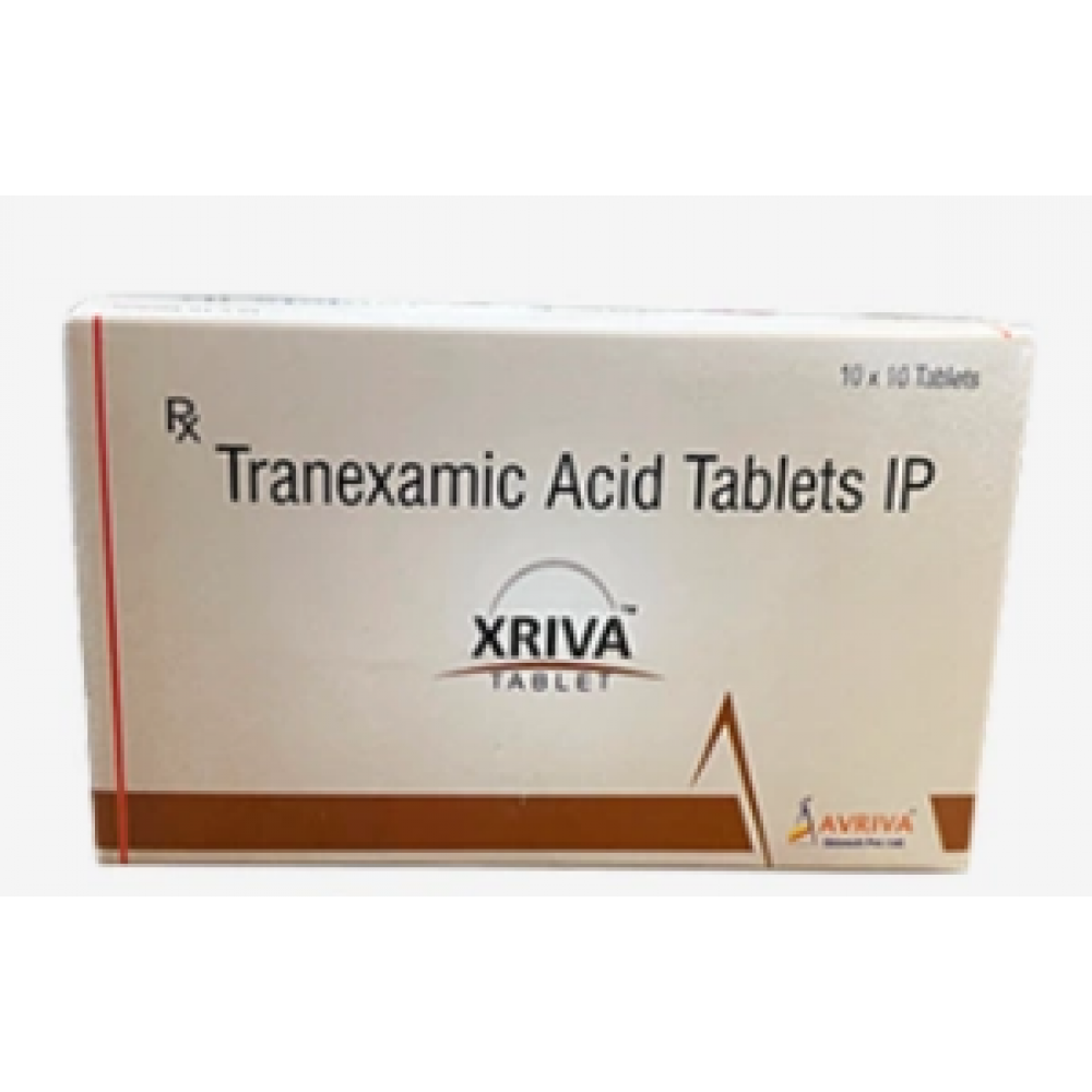 Xriva Tranexmic Acid Tablet IP 500 MG
