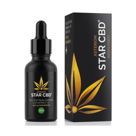 Augadh Super Star Medicated Full Spectrum CBD Oil 3000 mg/30 ml 