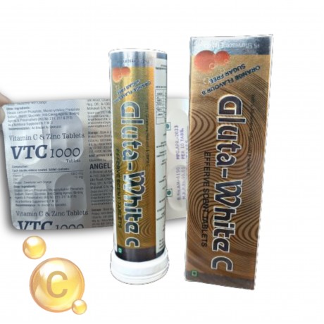 Gluta Spark 1000 Tablets - L Glutathione Supplement for Skin Whitening