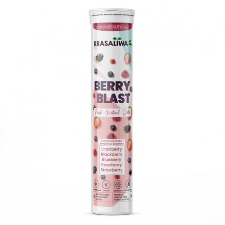 BERRY BLAST FRESH NATURAL INSTANT DETOX DRINK- EFFERVESCENT TABLETS