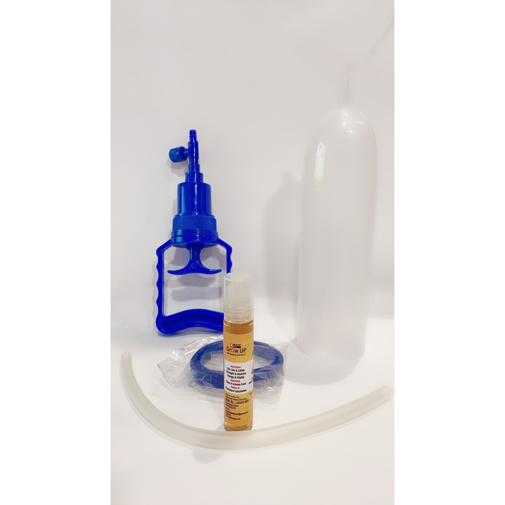 Penis Enlargement Pumps with Grow Up Oil