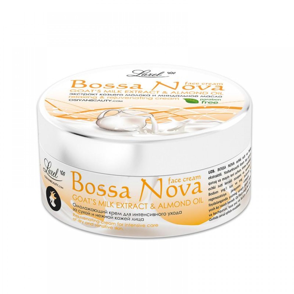 BOSSA NOVA Face Cream Goat's Milk Extract & Almond Oil 200 ml