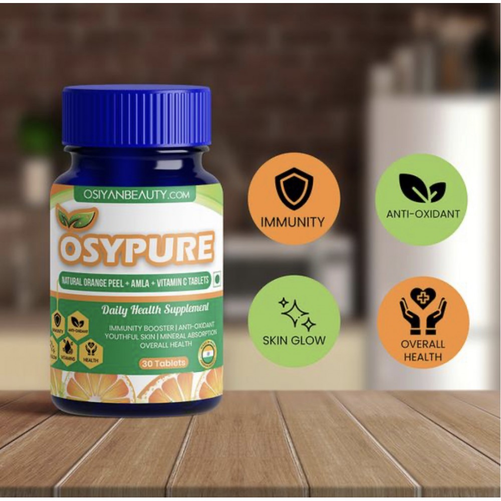 OSYPURE Vitamin C 1040Mg with Natural Amla & Orange Peel Extract; Tablets Antioxidants rich with immunity support