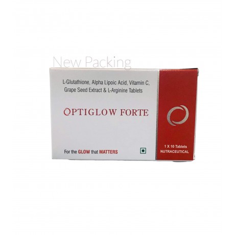 OPTIGLOW FORTE Glutathione 500mg TABLET 10 Tab