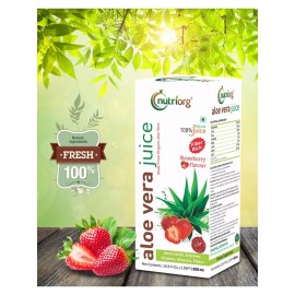 Aloe Vera Juice With Strawberry Flavour - 500ml