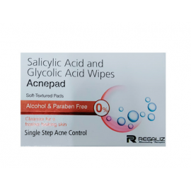 Salicylic Acid And Glycolic Acid Wipes Acne Control