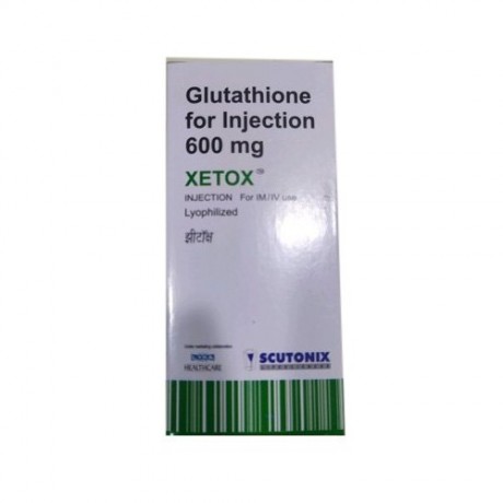 GLUTATHIONE FOR INJECTION 600 MG XETOX 